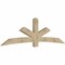 Ekena Millwork Alberta Rough Sawn Timber Gable Bracket, Douglas Fir, 108"W x 31 1/2"H x 4"D x 6"F, 7/12 Pitch GBW108X31X0406ALB00RDF - alternate 4